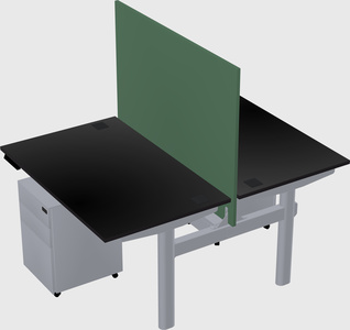 Shared electric desk