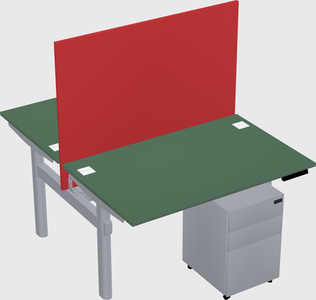 Shared electric desk