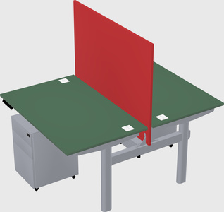 Shared electric desk