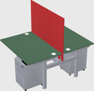 Shared electric desk