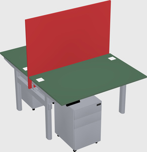 Shared electric desk