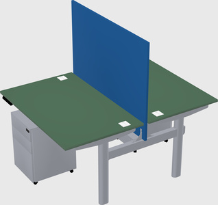 Shared electric desk