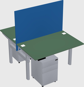 Shared electric desk