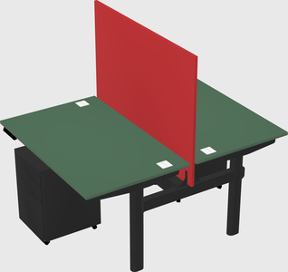 Shared electric desk