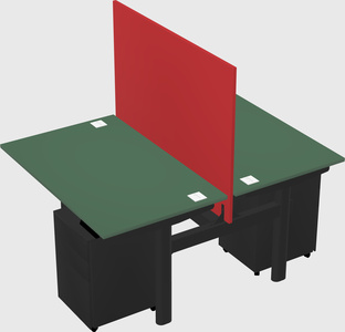 Shared electric desk