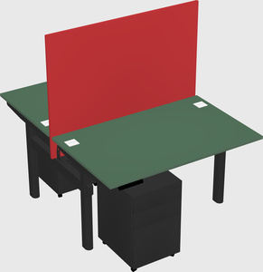 Shared electric desk