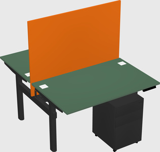 Shared electric desk