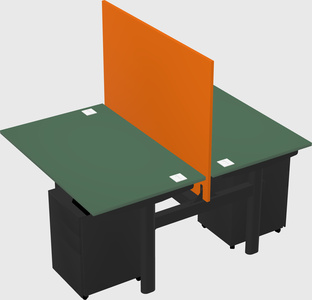 Shared electric desk