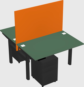 Shared electric desk