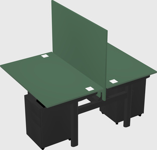 Shared electric desk