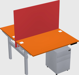 Shared electric desk
