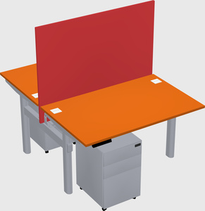 Shared electric desk