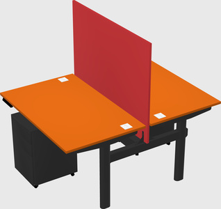 Shared electric desk