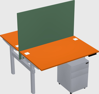 Shared electric desk