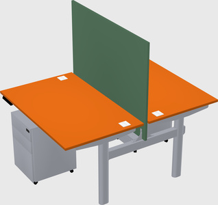 Shared electric desk