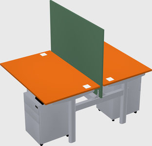 Shared electric desk