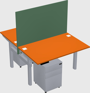 Shared electric desk