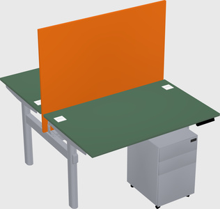 Shared electric desk
