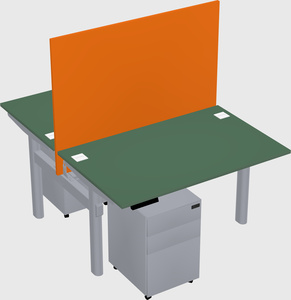 Shared electric desk