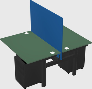 Shared electric desk