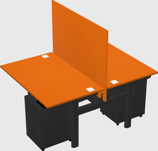 Shared electric desk