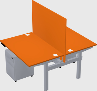 Shared electric desk
