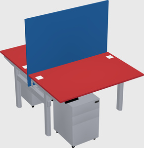 Shared electric desk