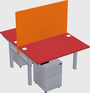 Shared electric desk