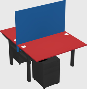 Shared electric desk