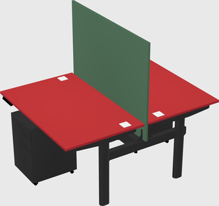Shared electric desk