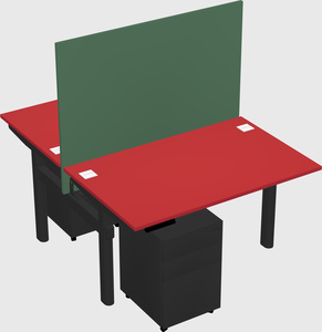 Shared electric desk