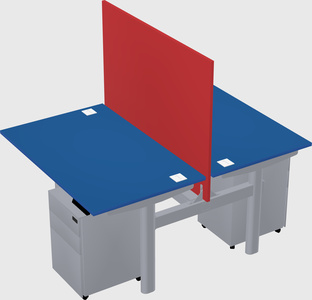 Shared electric desk