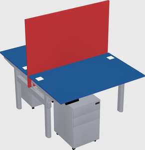Shared electric desk