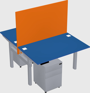 Shared electric desk