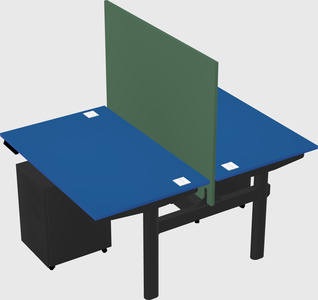 Shared electric desk
