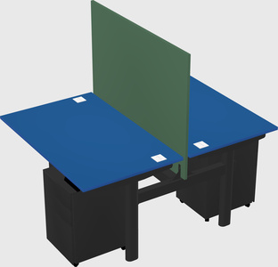 Shared electric desk