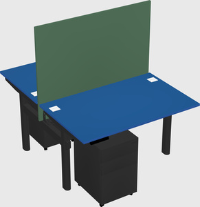 Shared electric desk