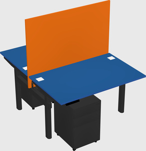 Shared electric desk