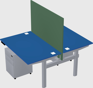 Shared electric desk