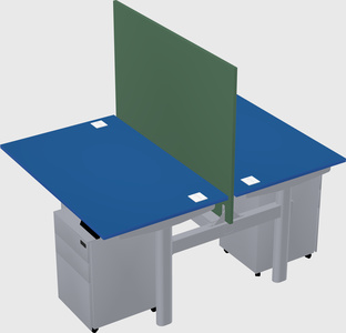 Shared electric desk