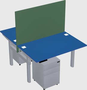 Shared electric desk