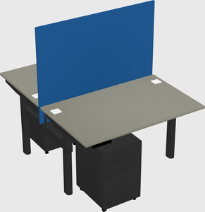 Shared electric desk