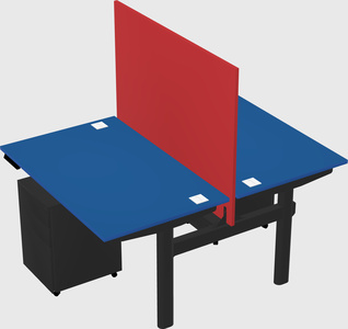 Shared electric desk