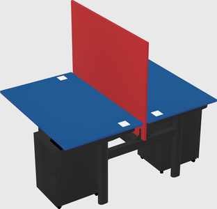 Shared electric desk