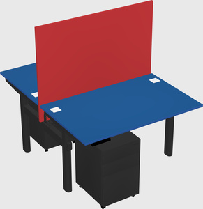 Shared electric desk