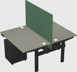 Shared electric desk