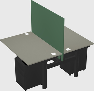 Shared electric desk