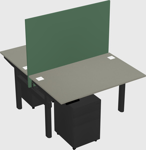 Shared electric desk