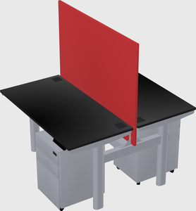 Shared electric desk