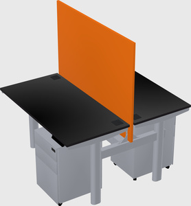 Shared electric desk